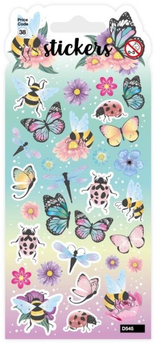 Naklejki - Beautiful Flowers, Card Group Greetings