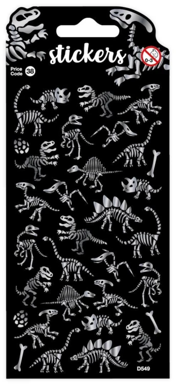 Naklejki - Dino Skeletons, Card Group Greetings