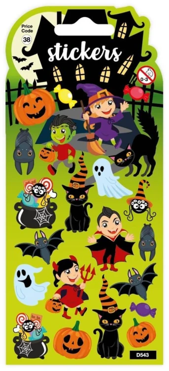Naklejki - Spooky Friends, Card Group Greetings