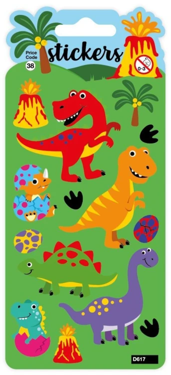 Naklejki pop-up - Dinos, Card Group Greetings