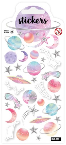 Naklejki - Beautiful Space, Card Group Greetings