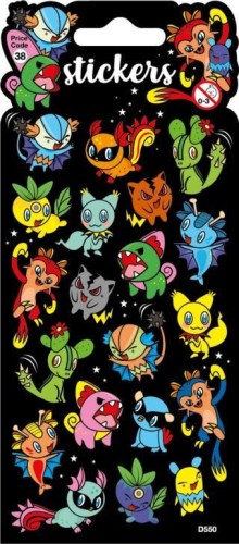 Naklejki - Tiny Fighters, Card Group Greetings