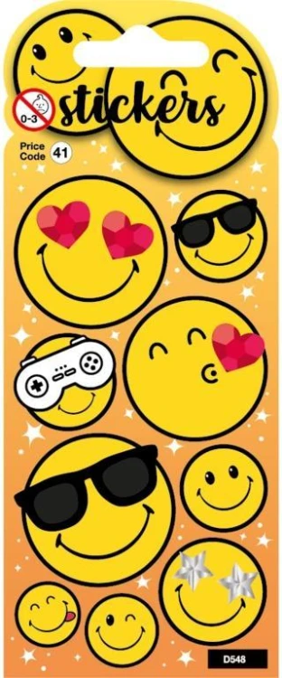 Naklejki - Handmade Smileys, Card Group Greetings