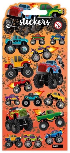 Naklejki - Monster Trucks, Card Group Greetings