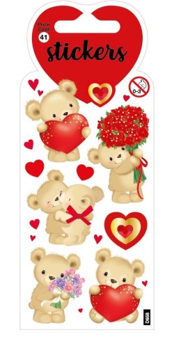 Naklejki - Handmade Teddy, Card Group Greetings