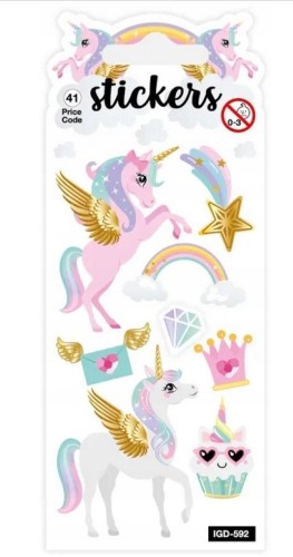 Naklejki - Handmade Unicorn, Card Group Greetings