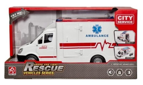 Pojazd ambulans ze światłem i dźwiękiem, SWEDE