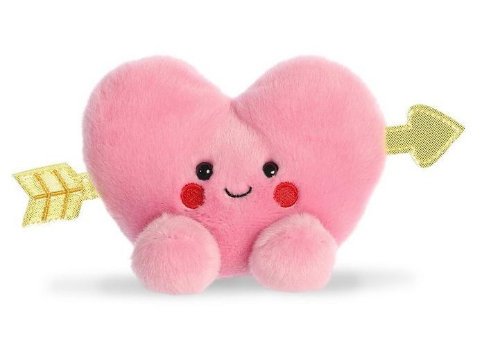 Maskotka Serce Różowe Strzała 13cm, Daffi