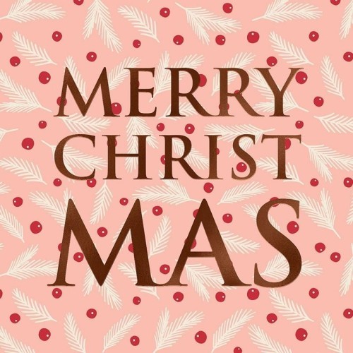 Karnet Merry Christmas Wesołych Świąt