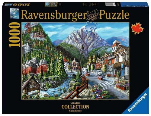 Puzzle 2D 1000 Witamy w Banff, Ravensburger