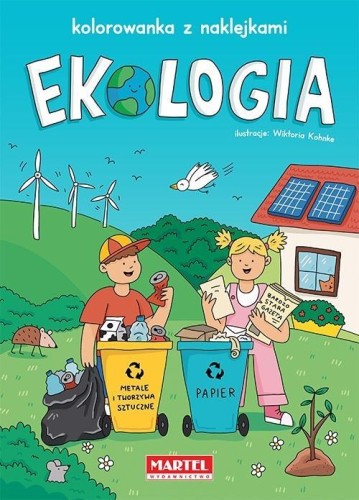 Ekologia. Kolorowanka z naklejkami