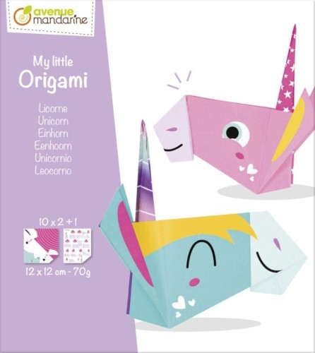 Origami mini Jednorożec, Clairefontaine