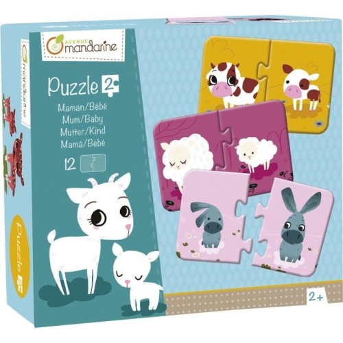 Puzzle 2 Mamy z dziećmi, Clairefontaine