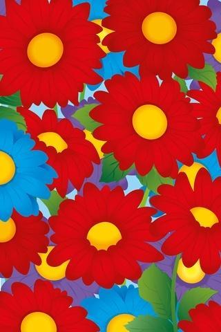 Karnet Uniwersalny - Red Flowers