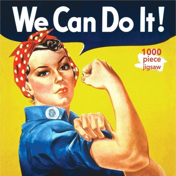 Puzzle 1000 Rosie the Riveter Poster, Flame Tree