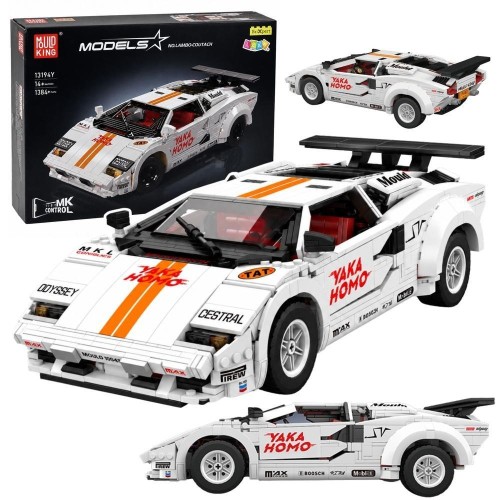 Klocki konstrukcyjne samochód sportowy R/C 1384el