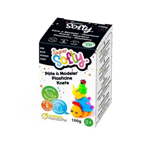 Masa super-softy czarna 100g, Clairefontaine