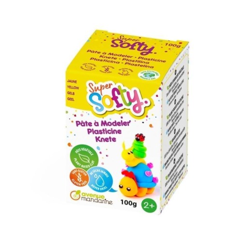 Masa super-softy żółta 100g, Clairefontaine
