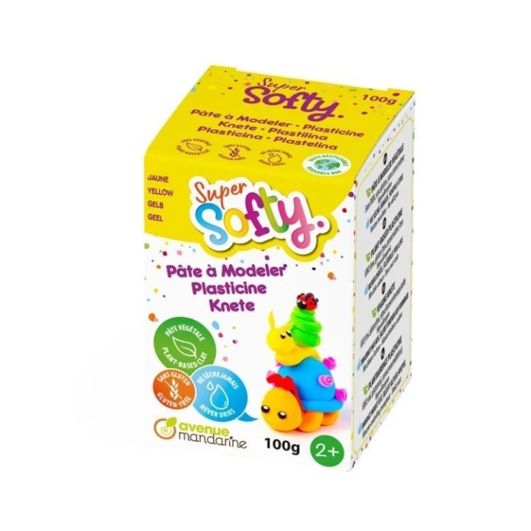 Masa super-softy żółta 100g, Clairefontaine