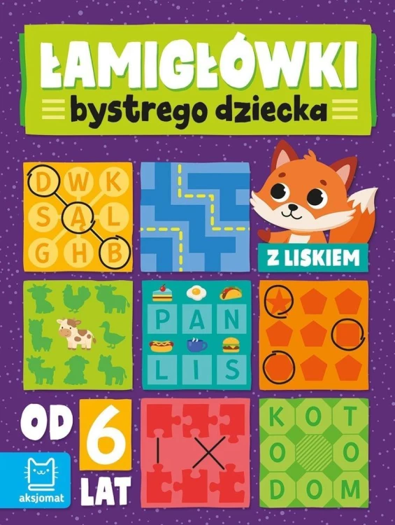 Łamigłówki bystrego dziecka z liskiem
