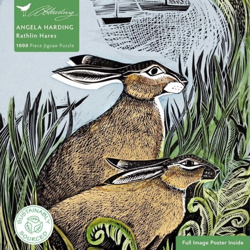 Puzzle 1000 Zające z Rathlin Angela Harding