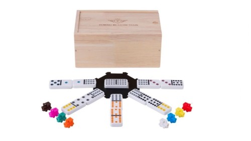 Domino double 12 Mexican Train, Quint