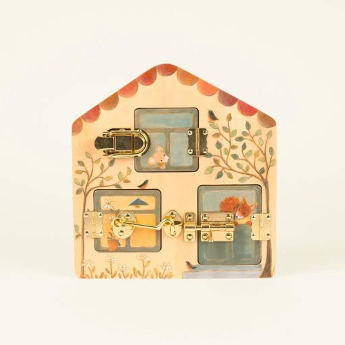 Drewniana tablica manipulacyjna, Egmont Toys