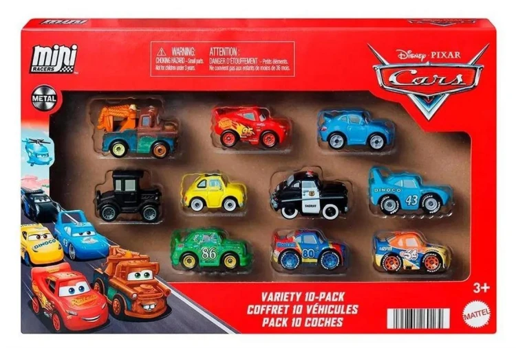 Disney Pixar Cars 10-pak, Mattel