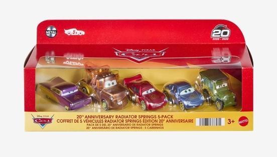 Cars Auta 20-lecie 5-pak, Mattel
