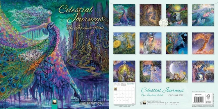 Kalendarz 2027 Celestial Journeys Josephine Wall