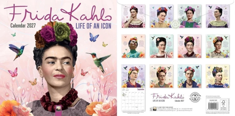 Kalendarz 2027 Frida Kahlo Life of an Icon