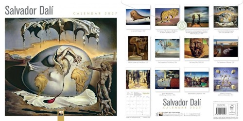 Kalendarz ścienny kwadrat Salvador Dali 2027