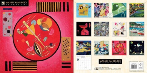 Kalendarz 2027 ścienny kwadrat Wassily Kandinsky