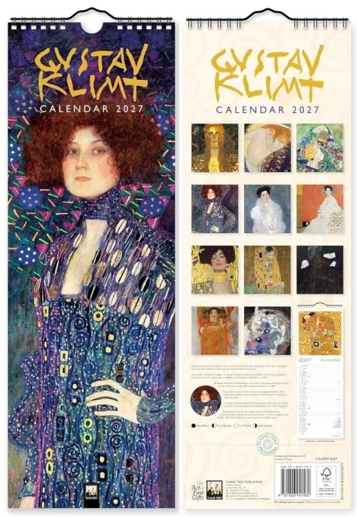 Kalendarz 2027 paskowy Gustav Klimt