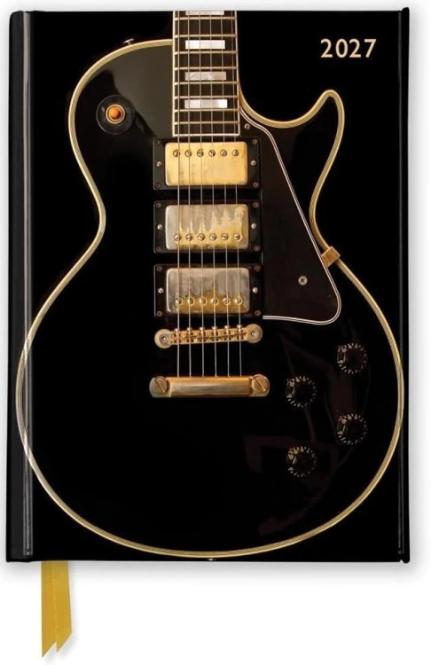 Terminarz 2027 A6 TW Czarna gitara Gibson