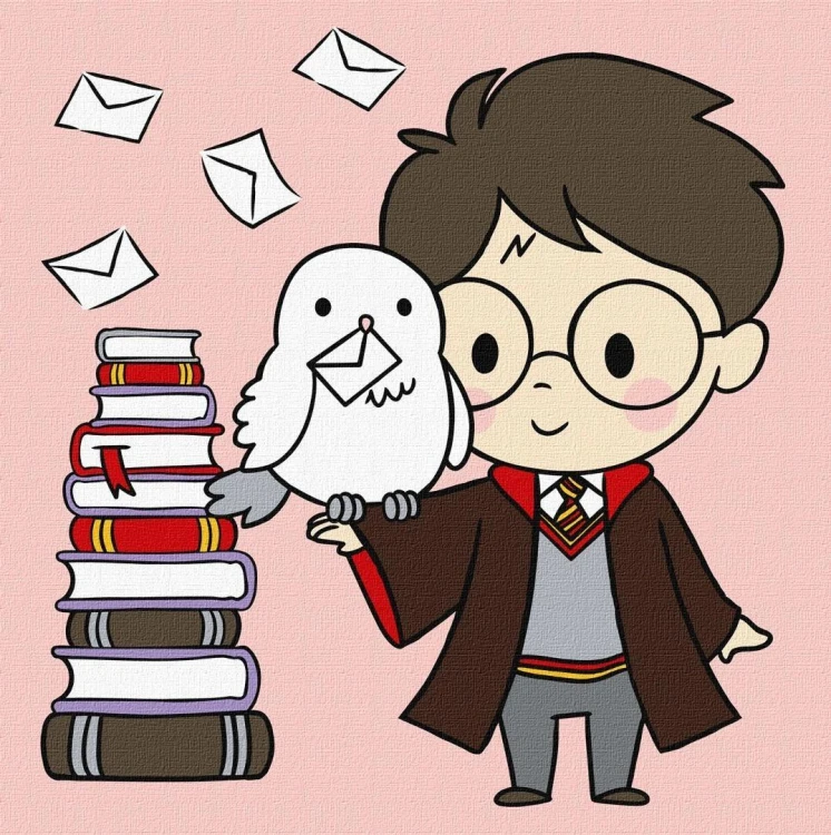 Malowanie po numerach - Harry Potter 25x25cm