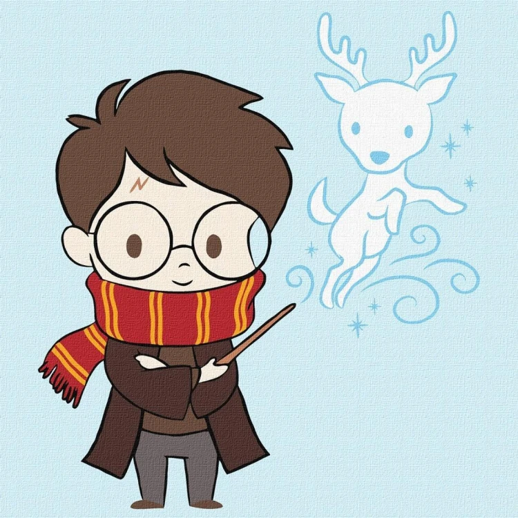 Malowanie po numerach - Harry Potter 25x25cm