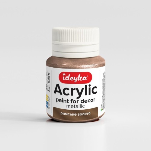 Farba akrylowa metaliczna Rzymskie złoto 20ml