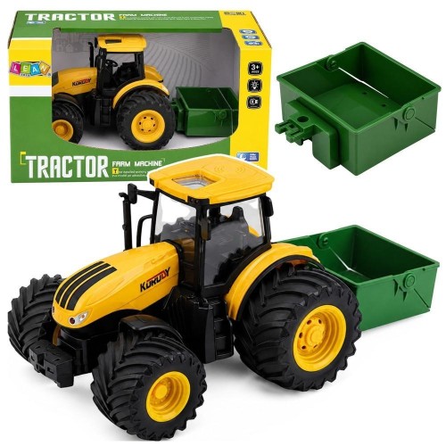 Traktor z rozsiewaczem nawozu 1:24, Leantoys