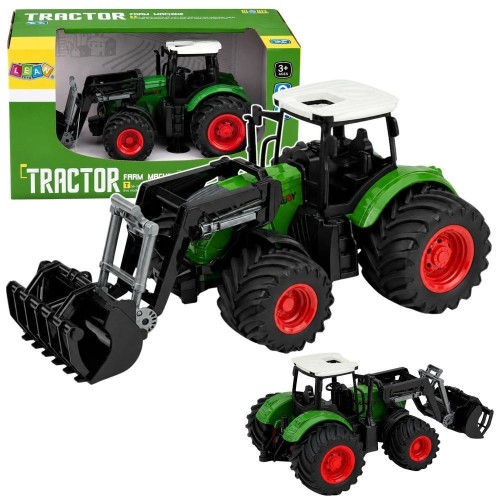 Traktor z ładowaczem czołowym 1:24, Leantoys