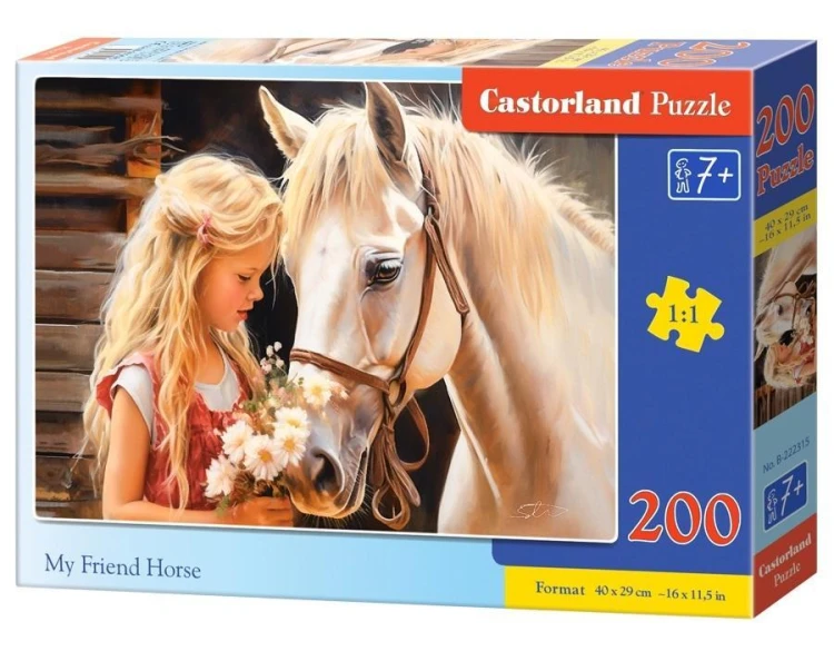 Puzzle 200 My Friend Horse CASTOR, Castorland