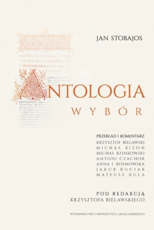 Antologia. Wybór, Jan Stobajos