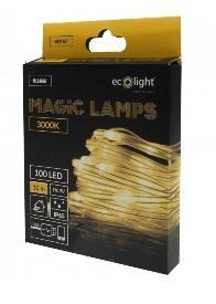 Magiczne lampki 100 led 3000K 10m DC5V