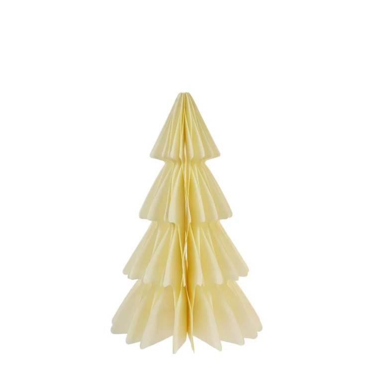 Choinka kremowa - papierowa dekoracja 25cm