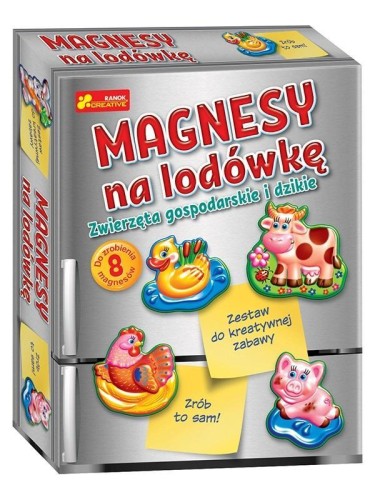 Magnesy na lodówkę - Zwierzęta gospod i dzikie