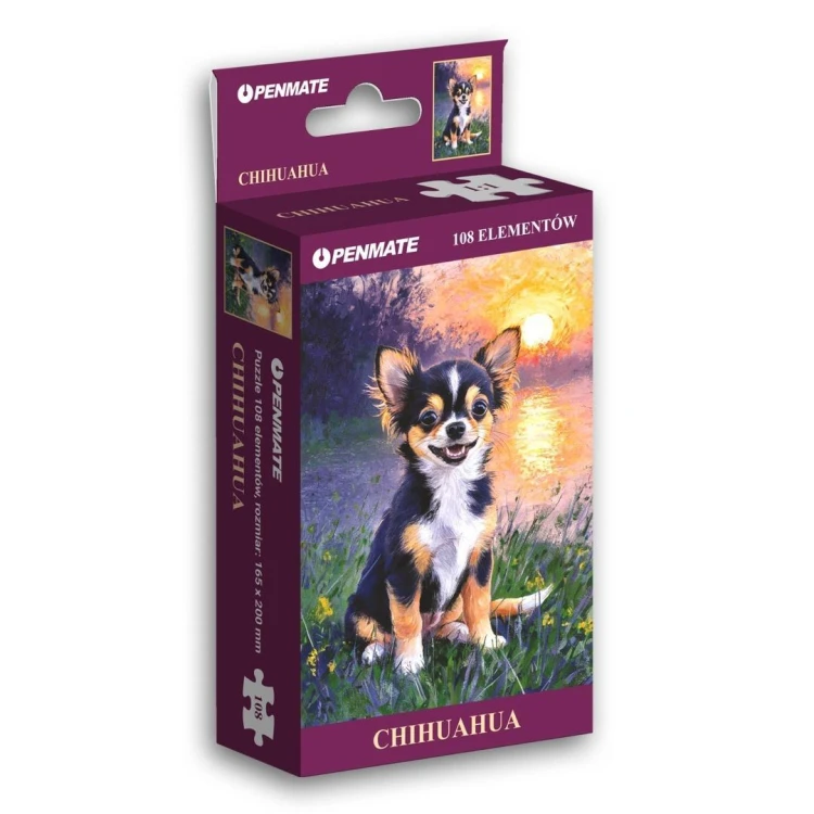 Puzzle 108 mini Dog Garden Chihuahua, Penmate