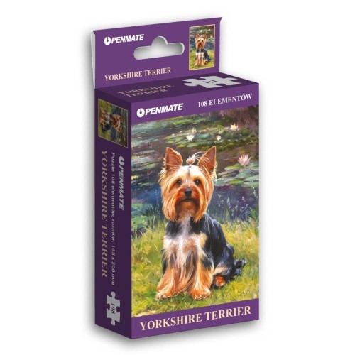 Puzzle 108 mini Dog Garden Yorkshire Terrier
