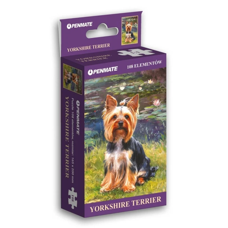 Puzzle 108 mini Dog Garden Yorkshire Terrier