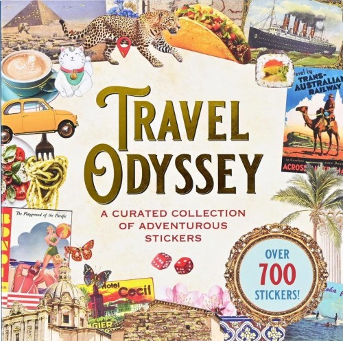 Książka z naklejkami 700szt - Travel Odyssey