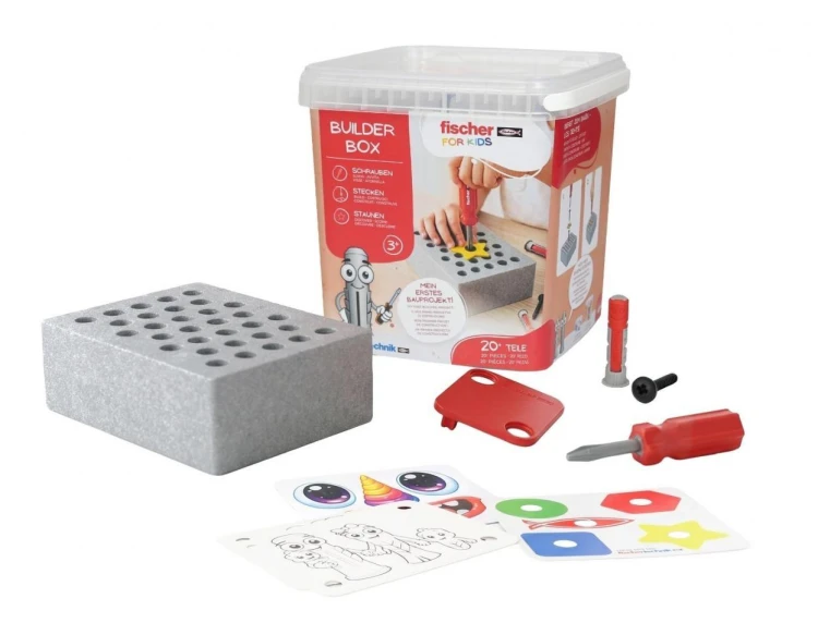 Zestaw narzędzi Builder Box mały majsterkowicz